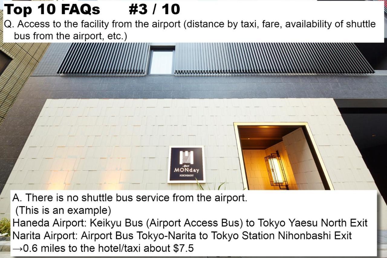 GATE STAY Premium Nihonbashi Präfektur Tokio Exterior foto